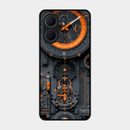 Mechanical Timepiece Glass Phone Cover Oppo A5X 5G