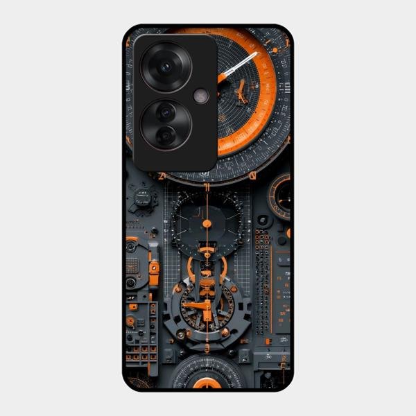 Mechanical Timepiece Glass Phone Cover Oppo F25 Pro 5G