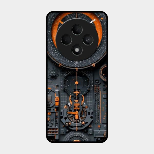 Mechanical Timepiece Glass Phone Cover Oppo F27 5G