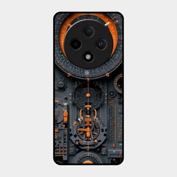 Mechanical Timepiece Glass Phone Cover Oppo F27 Pro Plus 5G