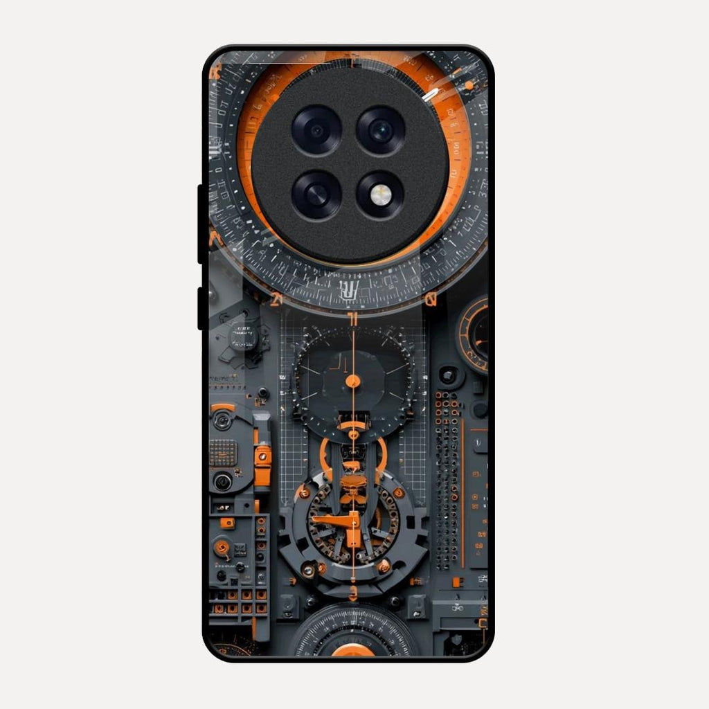 Mechanical Timepiece Glass Phone Cover Oppo F31 Pro Plus 5G