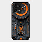 Mechanical Timepiece Glass Phone Cover Oppo F33 5G