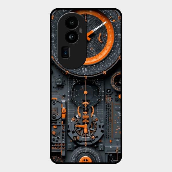 Mechanical Timepiece Glass Phone Cover Oppo Reno 10 Pro Plus 5G