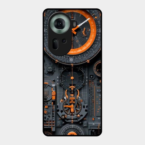 Mechanical Timepiece Glass Phone Cover Oppo Reno 11 5G