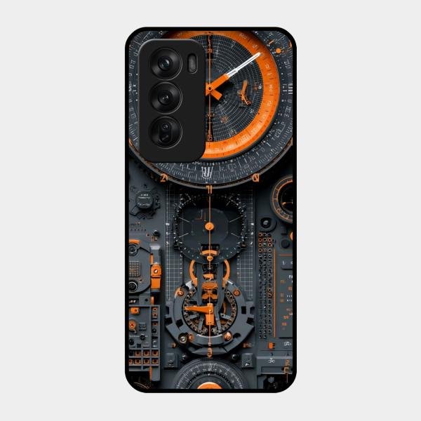 Mechanical Timepiece Glass Phone Cover Oppo Reno 12 Pro 5G