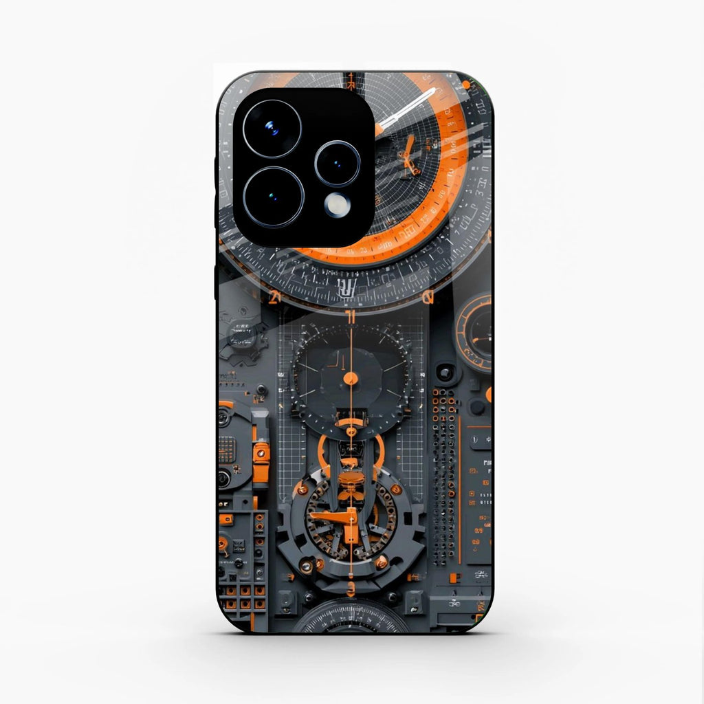 Mechanical Timepiece Glass Phone Cover Oppo Reno 15 5G