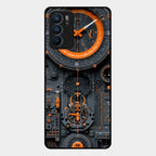 Mechanical Timepiece Glass Phone Cover Oppo Reno 6 5G
