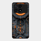 Mechanical Timepiece Glass Phone Cover Poco X6 Pro 5G