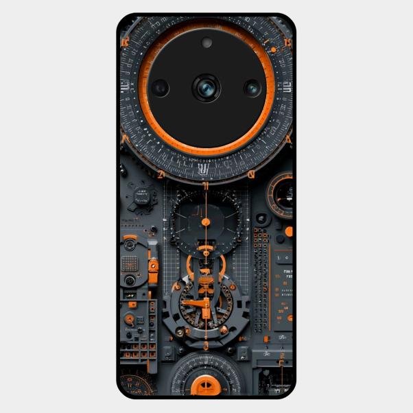 Mechanical Timepiece Glass Phone Cover Realme 11 Pro Plus 5G