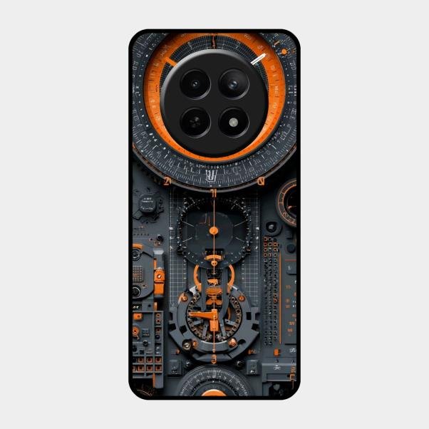 Mechanical Timepiece Glass Phone Cover Realme 12 5G