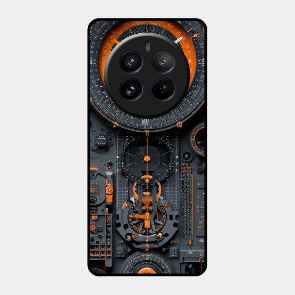 Mechanical Timepiece Glass Phone Cover Realme 12 Pro 5G