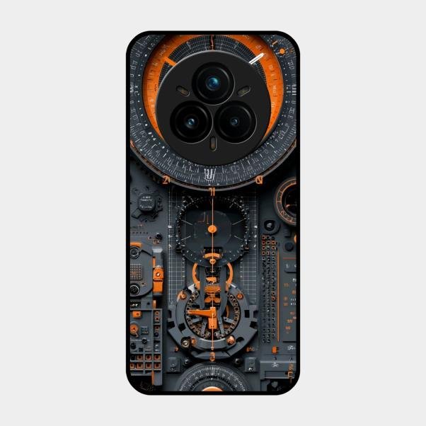Mechanical Timepiece Glass Phone Cover Realme 14 Pro 5G