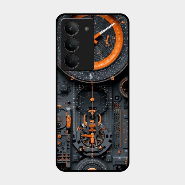 Mechanical Timepiece Glass Phone Cover Realme 14X 5G