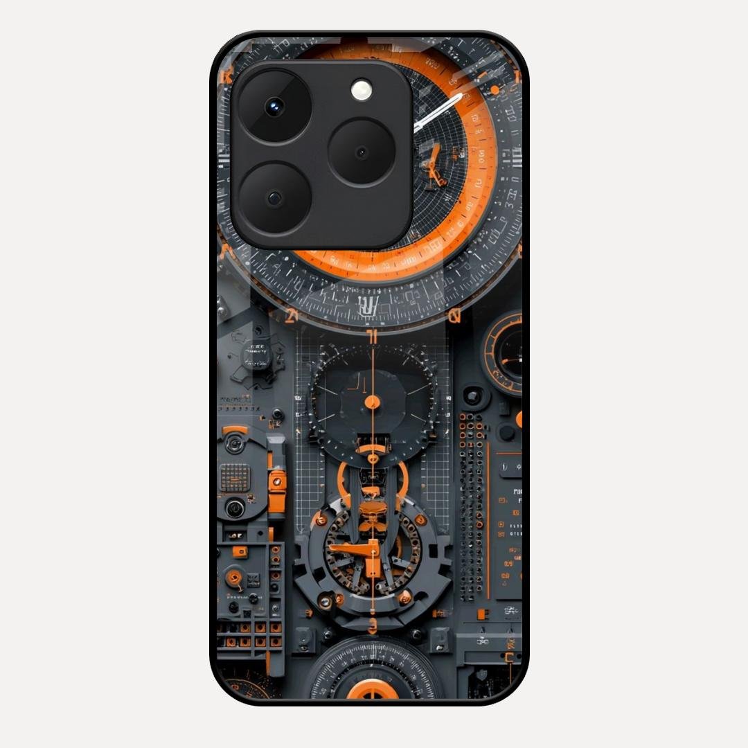 Mechanical Timepiece Glass Phone Cover Realme 15T 5G