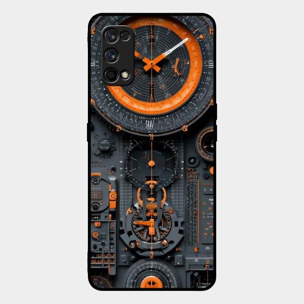 Mechanical Timepiece Glass Phone Cover Realme 7 Pro