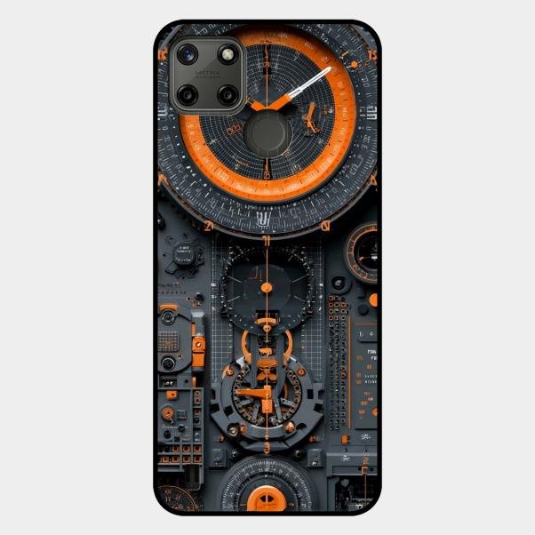Mechanical Timepiece Glass Phone Cover Realme C25Y