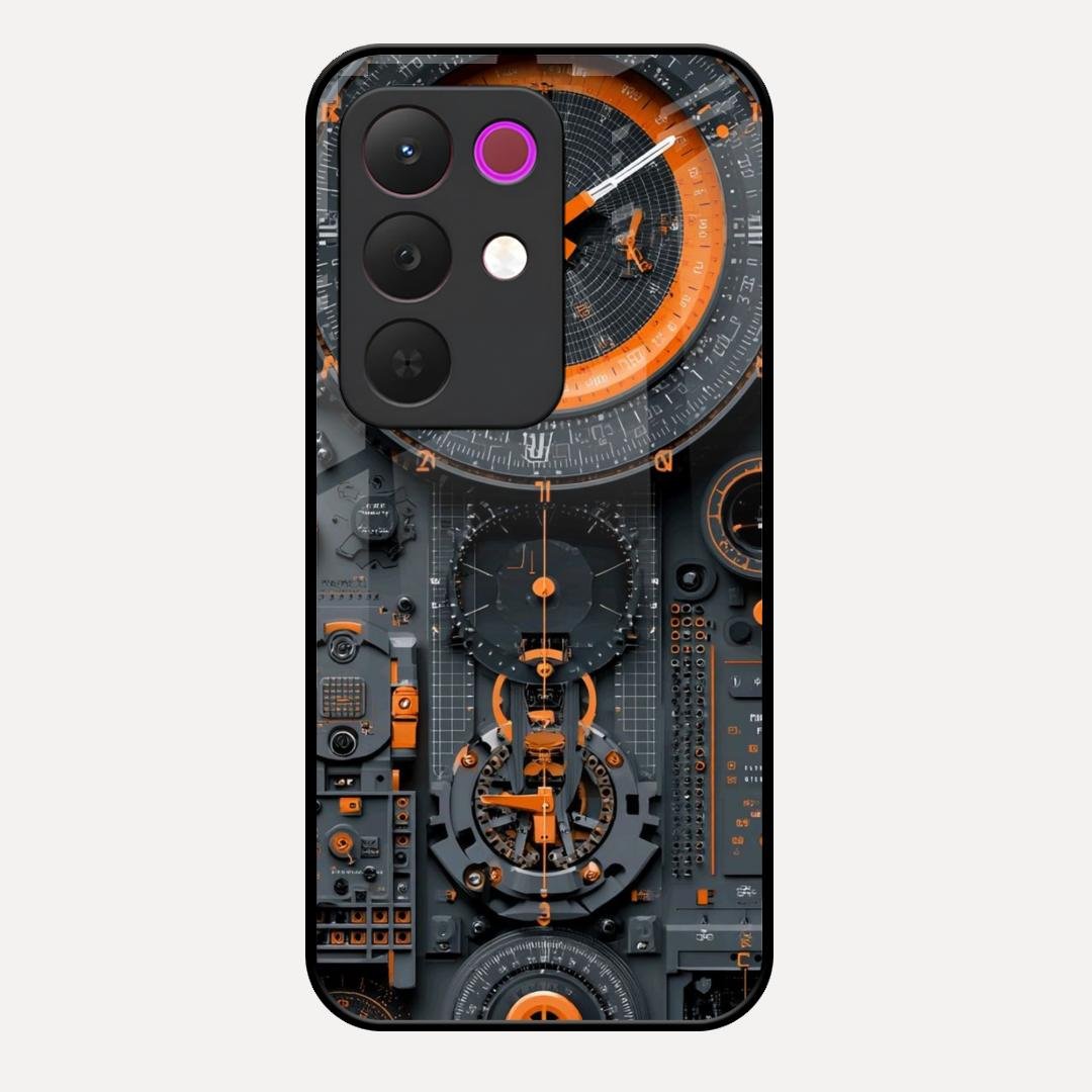 Mechanical Timepiece Glass Phone Cover Realme C85 5G