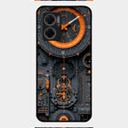 Mechanical Timepiece Glass Phone Cover Redmi 11 Prime 5G
