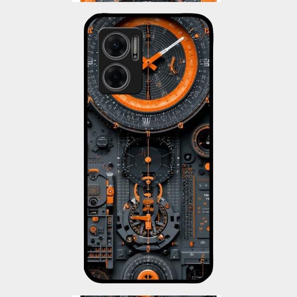 Mechanical Timepiece Glass Phone Cover Redmi 11 Prime 5G