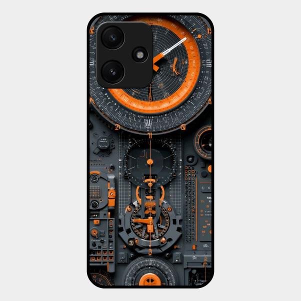 Mechanical Timepiece Glass Phone Cover Redmi 12 5G