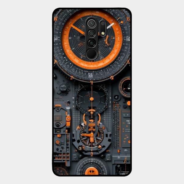 Mechanical Timepiece Glass Phone Cover Redmi 9 Prime