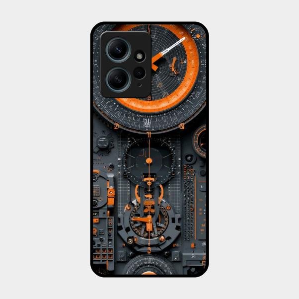 Mechanical Timepiece Glass Phone Cover Redmi Note 12 4G