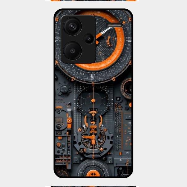 Mechanical Timepiece Glass Phone Cover Redmi Note 13 Pro Plus 5G