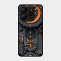 Mechanical Timepiece Glass Phone Cover Redmi Note 14 5G
