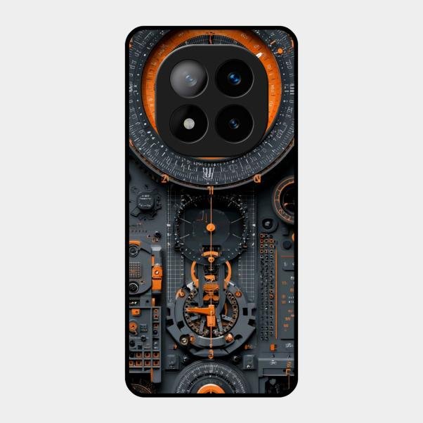 Mechanical Timepiece Glass Phone Cover Redmi Note 14 Pro Plus 5G