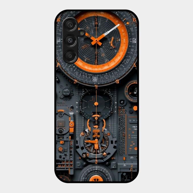 Mechanical Timepiece Glass Phone Cover Samsung Galaxy M34 5G