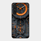 Mechanical Timepiece Glass Phone Cover Samsung Galaxy M35 5G