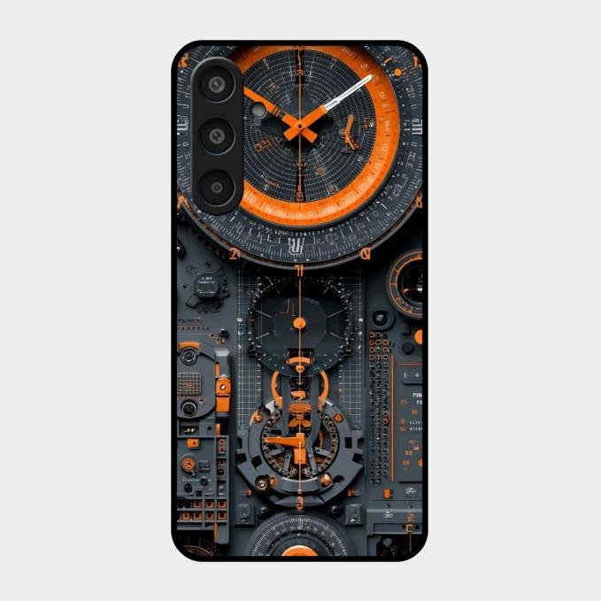 Mechanical Timepiece Glass Phone Cover Samsung Galaxy M35 5G