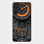Mechanical Timepiece Glass Phone Cover Samsung Galaxy M55 5G