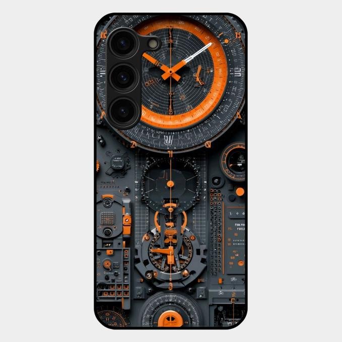 Mechanical Timepiece Glass Phone Cover Samsung Galaxy S23 Plus 5G