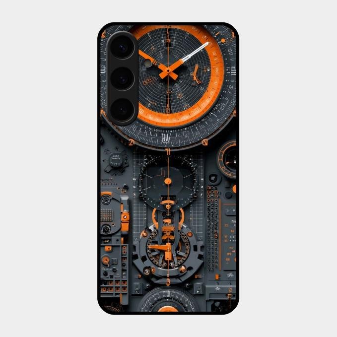 Mechanical Timepiece Glass Phone Cover Samsung Galaxy S24 Plus 5G