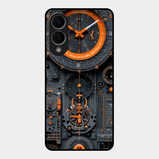 Mechanical Timepiece Glass Phone Cover Samsung Galaxy S25 Edge 5G