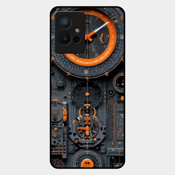 Mechanical Timepiece Glass Phone Cover Vivo T1 5G