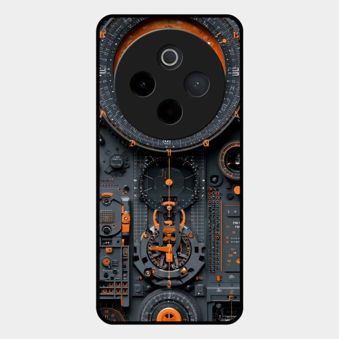 Mechanical Timepiece Glass Phone Cover Vivo T4 5G