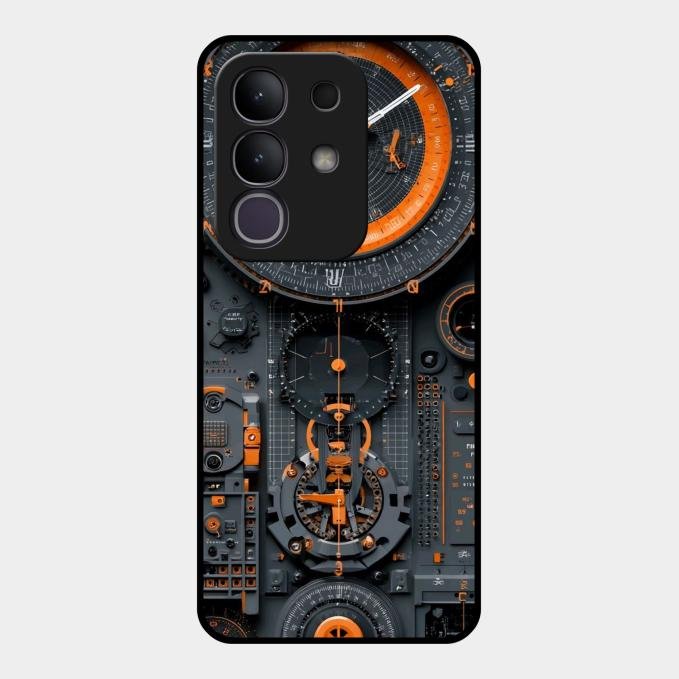 Mechanical Timepiece Glass Phone Cover Vivo T4X 5G