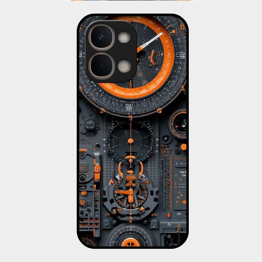 Mechanical Timepiece Glass Phone Cover Vivo T5X 5G