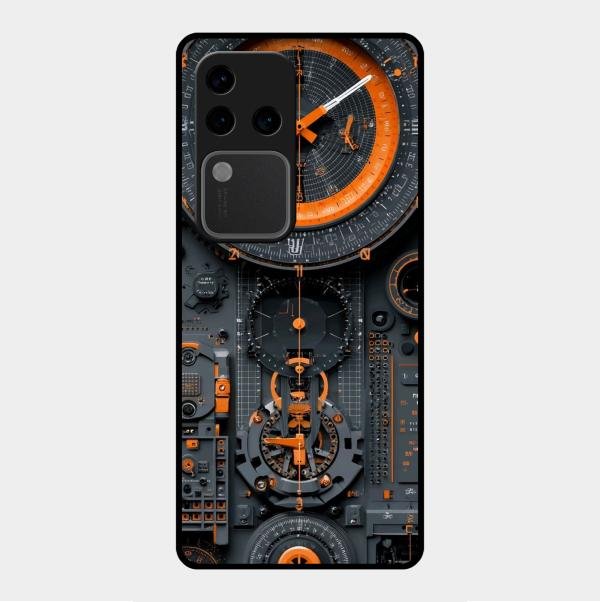 Mechanical Timepiece Glass Phone Cover Vivo V30 Pro 5G