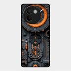 Mechanical Timepiece Glass Phone Cover Vivo V30E 5G