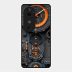 Mechanical Timepiece Glass Phone Cover Vivo V40 5G