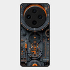 Mechanical Timepiece Glass Phone Cover Vivo X100 5G