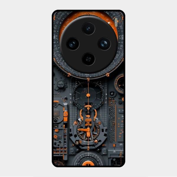 Mechanical Timepiece Glass Phone Cover Vivo X100 Pro 5G