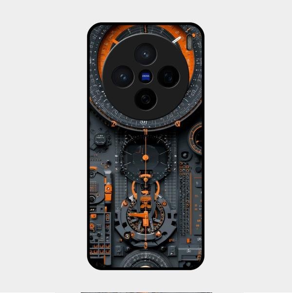 Mechanical Timepiece Glass Phone Cover Vivo X200 5G