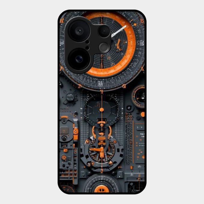 Mechanical Timepiece Glass Phone Cover Vivo X200 Fe 5G