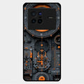 Mechanical Timepiece Glass Phone Cover Vivo X80 5G