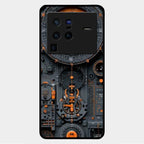 Mechanical Timepiece Glass Phone Cover Vivo X80 Pro 5G