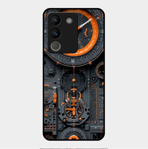 Mechanical Timepiece Glass Phone Cover Vivo Y200 5G